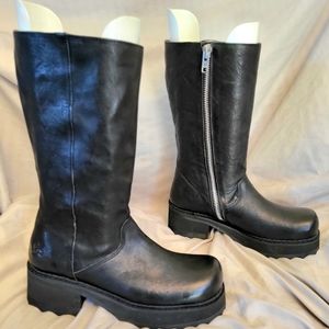 Fluevog Yolanda calf high boots